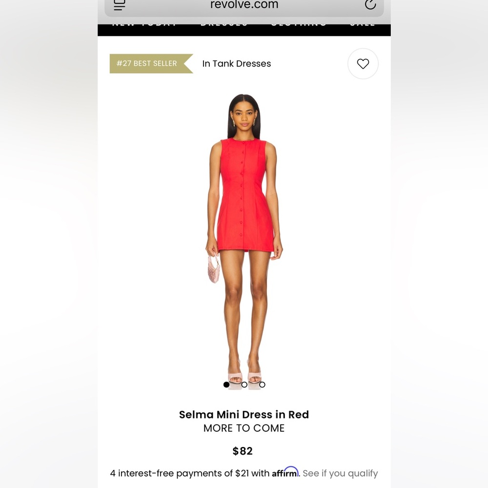 Selma Mini Dress in Red
MORE TO COME